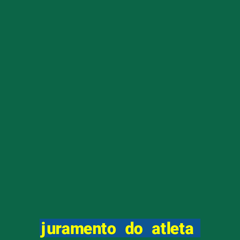 juramento do atleta jogos internos